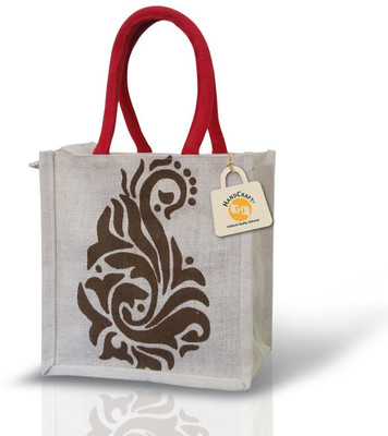 

Handcraft HC-HB-004 Multipurpose Bag(Multicolor, 10 inch)