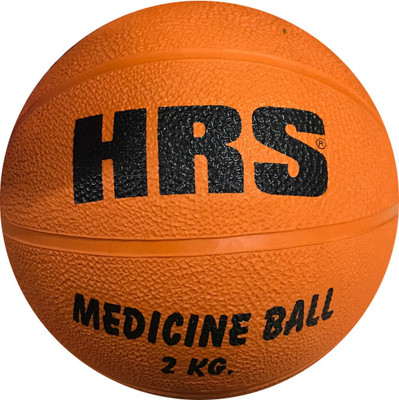 

HRS Rubber Medicine Ball without Handle, 2KG - Brick Medicine Ball(Red, Diameter: 21 cm)