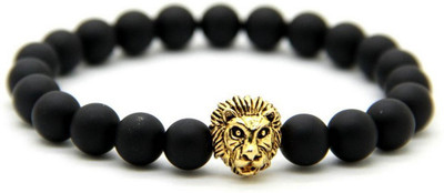 

Jewels Galaxy Alloy Onyx Copper Bracelet, Black