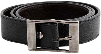 

Caring Boys Casual Black Genuine Leather Belt