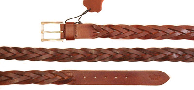 

Maple Hyde Men Casual, Party, Evening Maroon Genuine Leather Belt, Cognac