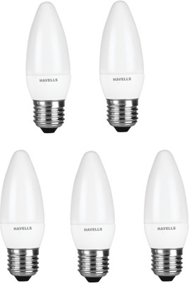 

Havells 3 W Candle E27 LED Bulb(Yellow, Pack of 5)