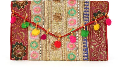 

SUVASANA Party Multicolor Clutch