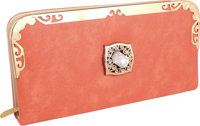 

BeautyMines Casual Orange Clutch