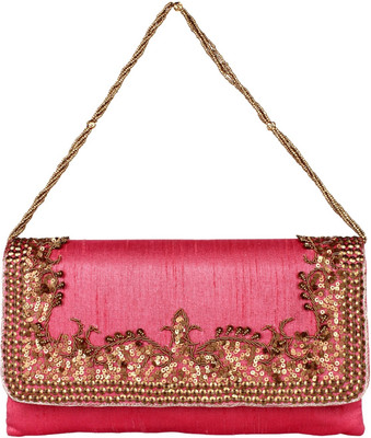 

DI-BELLA Casual Pink Clutch