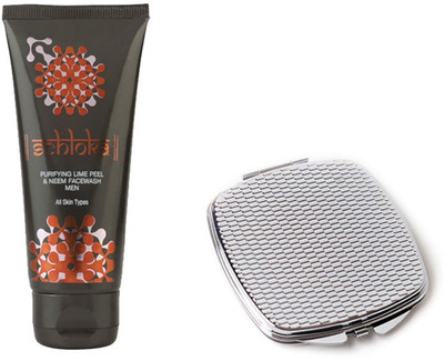 

Modicare SCHLOKA PURIFYING LIME PEEL & NEEM FACE WASH - MEN, WITH COMPACT MIRROR(Set of 2)