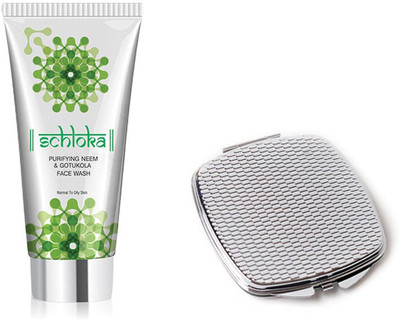 

Modicare SCHLOKA PURIFYING NEEM & GOTUKOLA FACE WASH, WITH COMPACT MIRROR(Set of 2)
