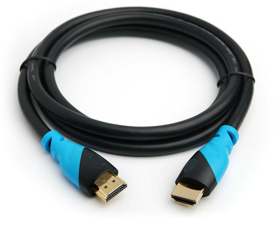 

Qthreee High Speed Ultra Flexible 5 Meter HDMI Cable(Black, Blue)