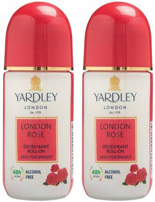 

Yardley London 2 London Rose Deodorant Roll-on - For Men & Women(Pack of 2) Deodorant Roll-on - For Men & Women(100 ml, Pack of 2)