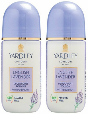 

Yardley London 2 English Lavender Deodorant Roll-on - For Men & Women(Pack of 2) Deodorant Roll-on - For Men & Women(100 ml, Pack of 2)