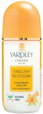 

Yardley London 1 English Blossom Deodorant Roll-on - For Men & Women(Pack of 1) Deodorant Roll-on - For Men & Women(50 ml)