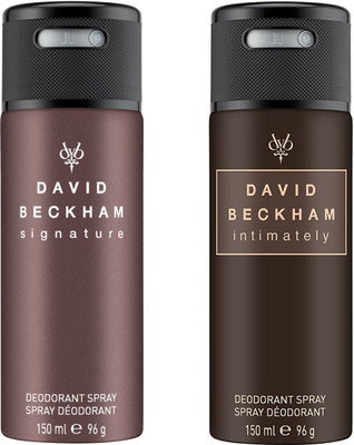 

David Beckham Intimately Man & Signature Man Deodorant Spray - For Men(300 ml, Pack of 2)