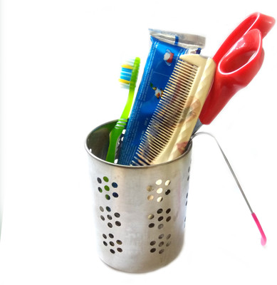 

Lavelle Kitchen Designer Premium Multi-functional ToothBrush, Pen, Cutlery Strand Stainless Steel Toothbrush Holder(Steel)