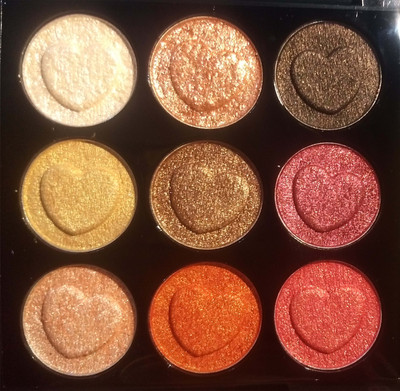 Flikerway Velvet eyeshadow palette 10 g(01)