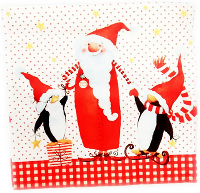 

Ezee Santa n Penguins Printed Tissues 3 Ply(Pack of 100)