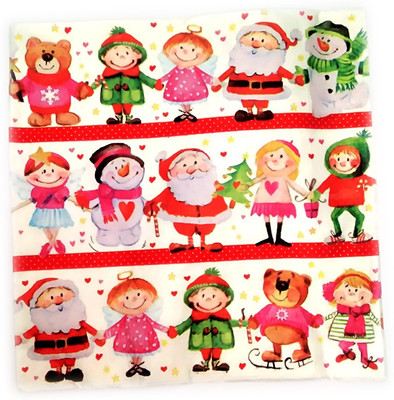

Ezee Santa n Elves Printed Tissues 3 Ply(Pack of 100)