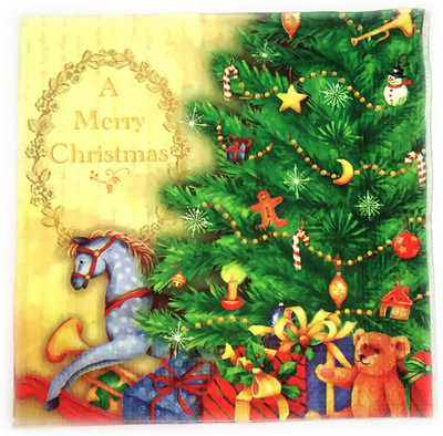 

Ezee Xmas Tree Printed Tissues 3 Ply(Pack of 100)