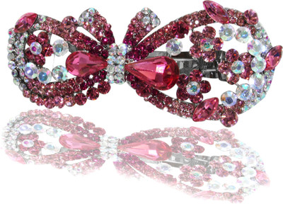 

Dolls N Queens Bowtie Hair Clip(Pink)