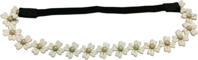 

Loops n knots Stretch Band /Head Band ha1192 Head Band(White)