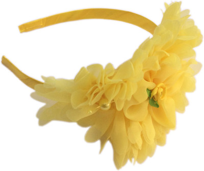 

Loops n knots Fabric Lace Hair Band / Head Band ( ha1208 ) Hair Band(Yellow)
