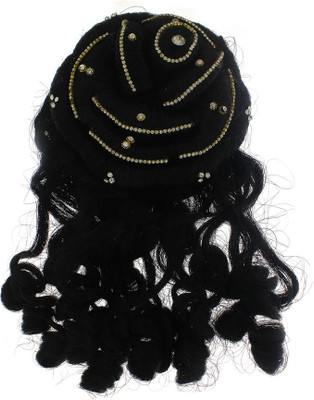 

Anuradha Art Jewellery Bun Pin Bun(Black)