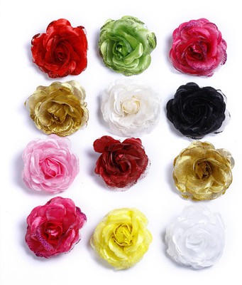 

Sringhar Hair blosoom rose flower hair clips for women and girls set of 6 multi color Hair Clip(Multicolor)