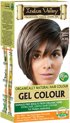 

Indus Valley Organically Natural Gel Hair Color(Medium Brown)