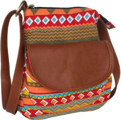 

Lychee Bags Sling Bag(Brown)