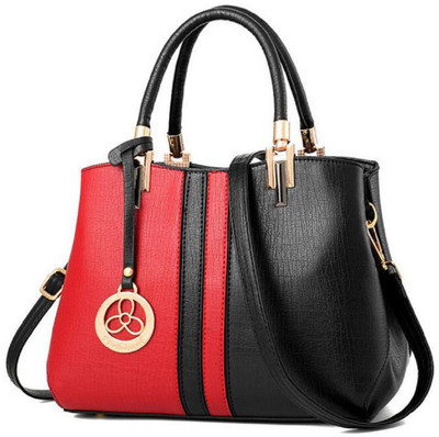 FuerDanni Hand-held Bag(Red, Black), Black;red
