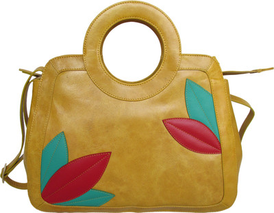 

munai's creation Hand-held Bag(Yellow)