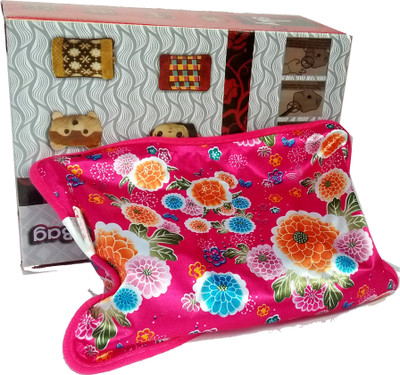 

TECHNOCHITRA FLOWER PRINTED (REXINE FABRIC) Multicolor Pain Relief 1 L Hot Water Bag(Multicolor)