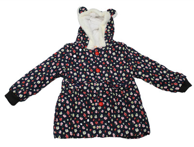 

Cheeseling Full Sleeve Floral Print Baby Girl's Jacket, Multicolor