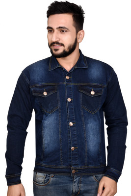 Ico Blue Star Full Sleeve Solid Men Denim Jacket Denimjacket At Rs