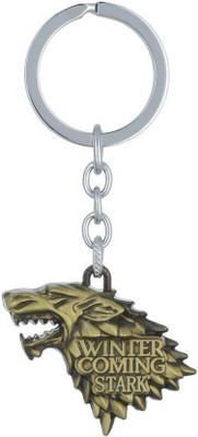 

Shubheksha Game Of Thrones Winter is Coming Stark Gold Metallic Key Chain