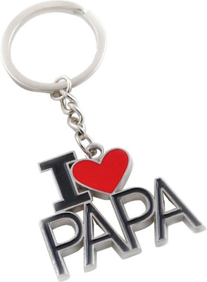 

Touch India i love papa/ family/mummy/ papa/dad special metal Key Chain