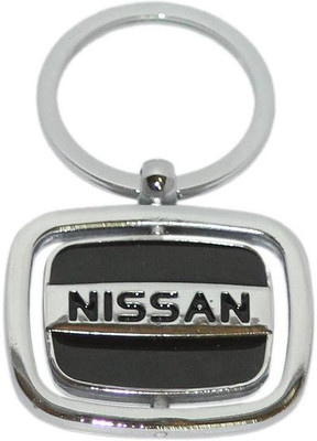 Aura Imported Double Sided Revolving Nissan Cars Key Chain
