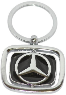 

Aura Imported Double Sided Revolving Mercedes Benz Key Chain