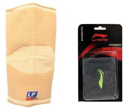 LP Combo of Two, One Knee Support and one Wrist Band- Gym & Fitness Kit available at flipkart for Rs.300