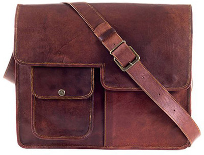 

Goatter 13 inch Laptop Messenger Bag(Brown)