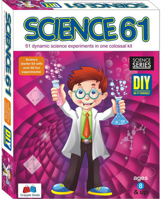 

GRAPPLE DEALS Science 61 - Science Starter Kit To Enhance Your Kids Knowledge.(Multicolor)