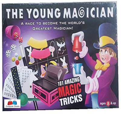 

GRAPPLE DEALS The Young Magician - Race To Become The Greatest Magician With 101 Tricks For Your Kids.(Multicolor)