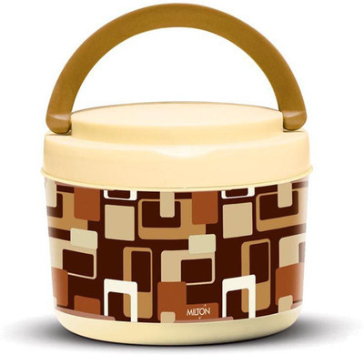 

Milton Big Bite 1 2 Containers Lunch Box(600 ml), Brown
