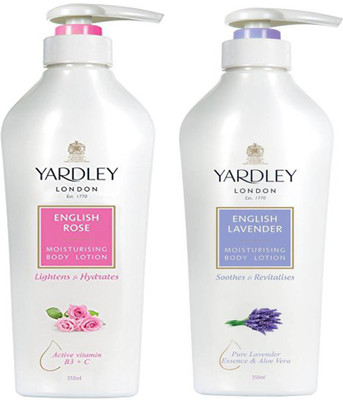 Yardley English Rose and English Lavender Lotion 350ml(700 ml)