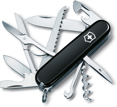 

Victorinox Huntsman 9 Function Multi Utility Swiss Knife(Black)