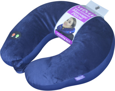 

VIAGGI VIBRATING MASSAGE PILLOW- 6modES Neck Pillow(Navy Blue), Na