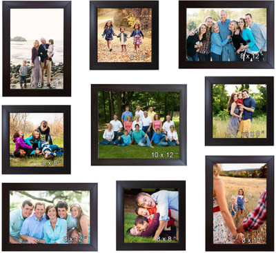 

Trends on Wall Acrylic Photo Frame(Brown, 9 Photos)