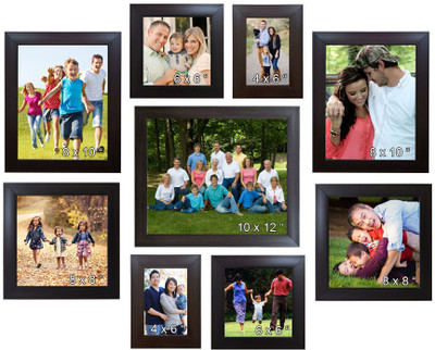 

Trends on Wall Acrylic Photo Frame(Brown, 9 Photos)