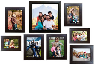

Trends on Wall Acrylic Photo Frame(Brown, 8 Photos)