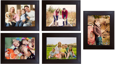 

Trends on Wall Acrylic Photo Frame(Brown, 5 Photos)