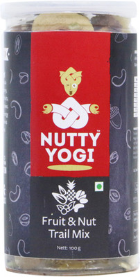 

Nutty Yogi Fruit and Nut Trail Mix Assorted Fruit(100 g, Plastic Bottle)